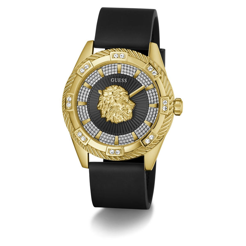Guess Round 44mm Black Dial Analog Men Watch - GW1138G2 Watch Guess