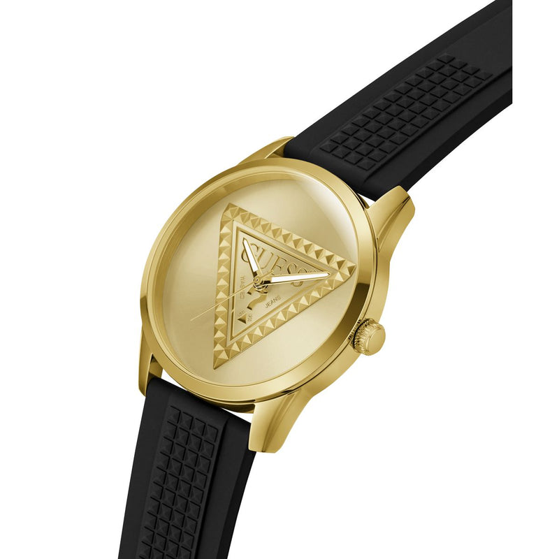 Guess Round 42mm Champagne Dial Analog Men Watch - GW1143G2 Watch Guess