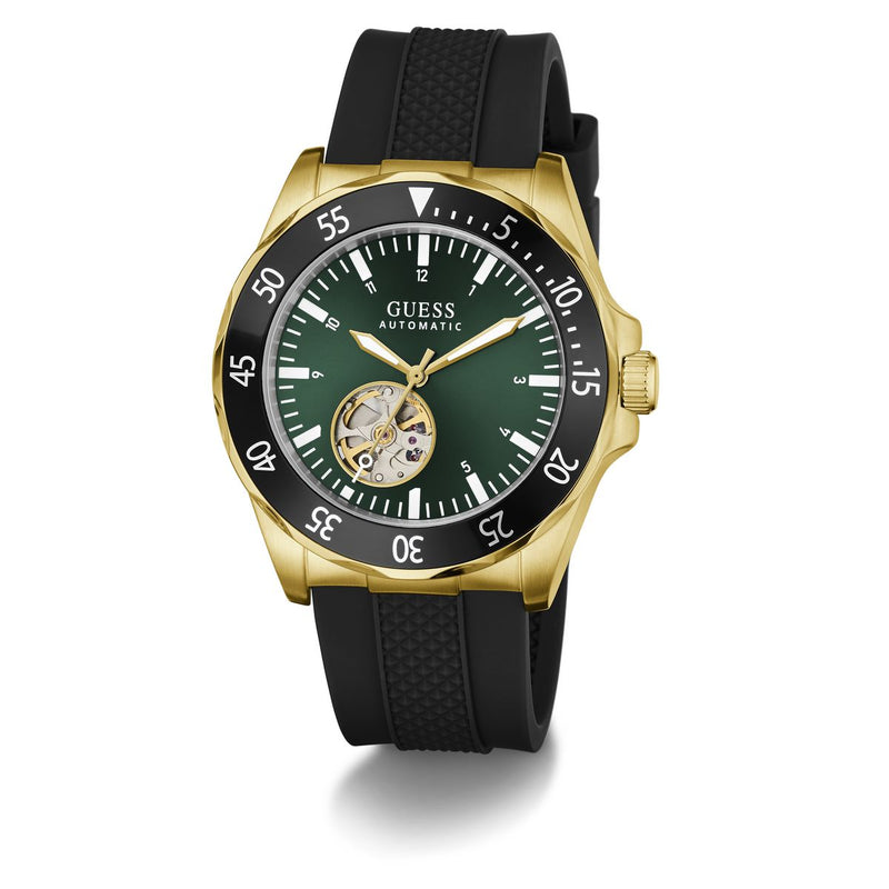 Guess Round 41mm Green Dial Automatic Men Watch - GW1131G2 Watch Guess