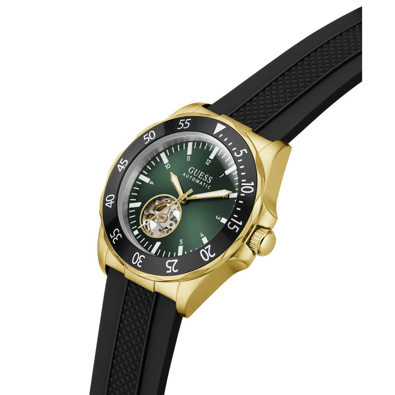 Guess Round 41mm Green Dial Automatic Men Watch - GW1131G2 Watch Guess