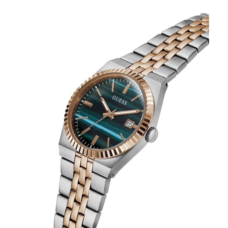 Guess Round 39mm Green Dial Analog Men Watch - GW1129G6 Watch Guess