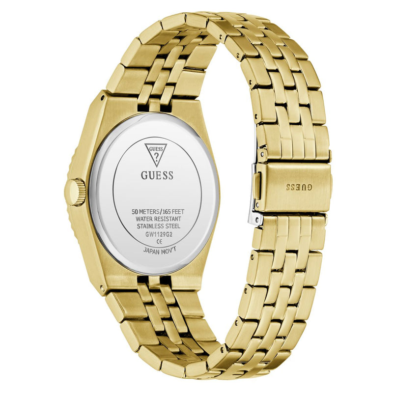 Guess Round 39mm Brown Dial Analog Men Watch - GW1129G2 Watch Guess