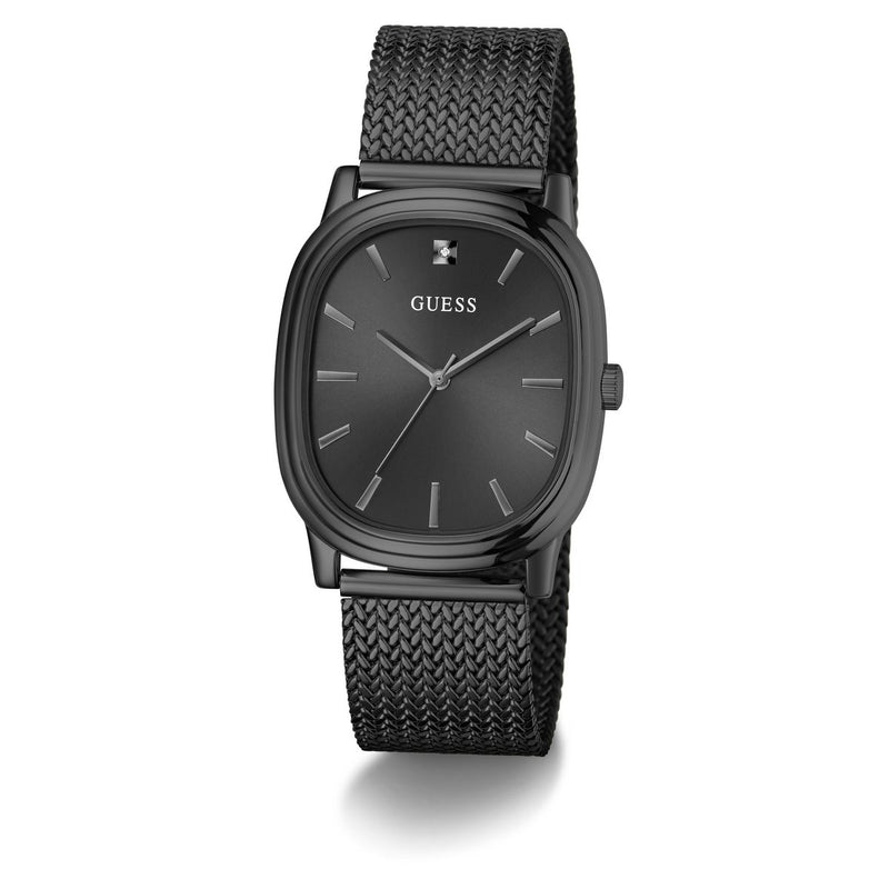 Guess Oval 35mm Black Dial Analog Men Watch - GW1124G3 Watch Guess