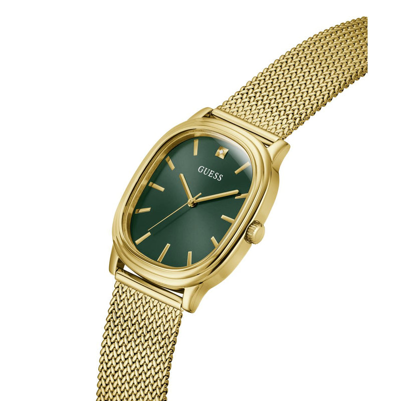Guess Oval 35mm Green Dial Analog Men Watch - GW1124G2 Watch Guess