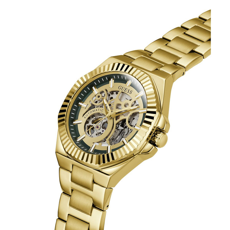 Guess Round 44mm Green Dial Automatic Men Watch - GW1123G2 Watch Guess