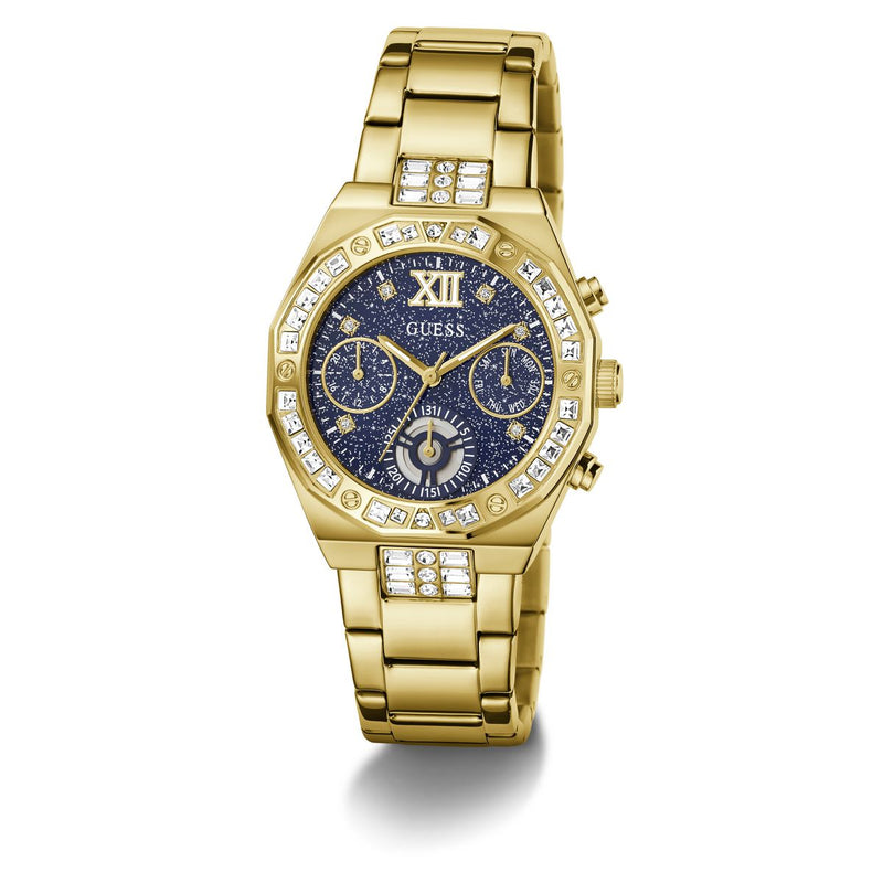 Guess Round 36mm Blue Dial Analog Women Watch - GW1116L2 Watch Guess