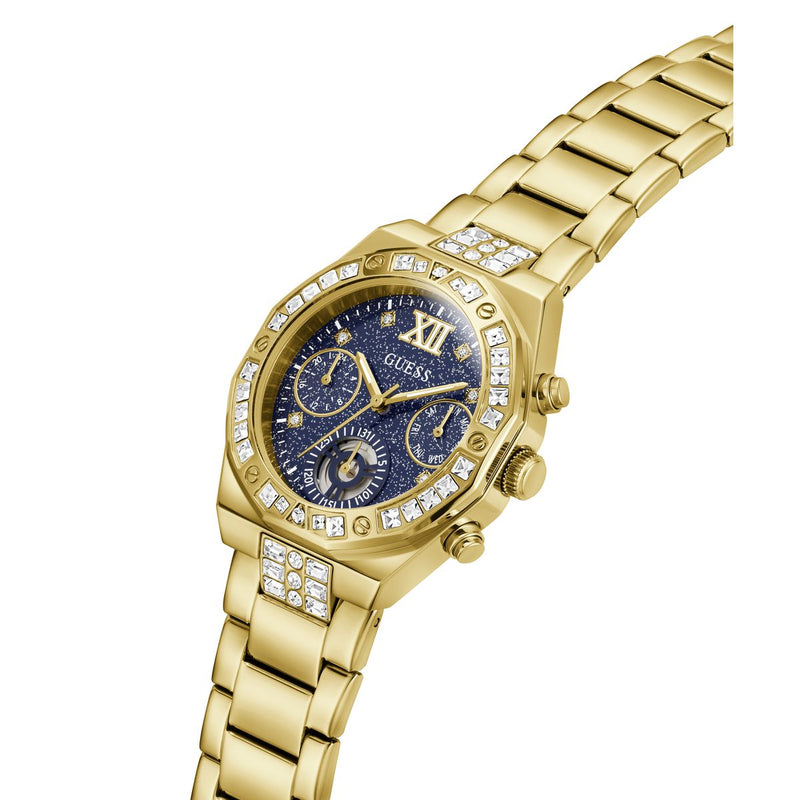 Guess Round 36mm Blue Dial Analog Women Watch - GW1116L2 Watch Guess