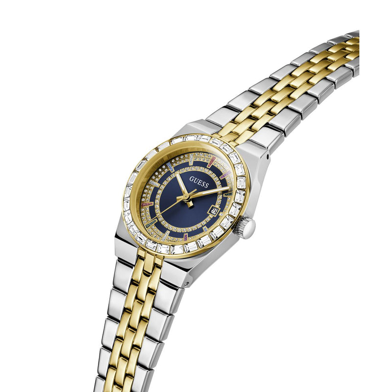 Guess Round 32mm Blue Dial Analog Women Watch - GW1119L3 Watch Guess