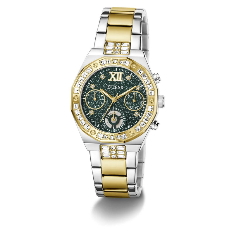 Guess Round 36mm Green Dial Analog Women Watch - GW1116L3 Watch Guess