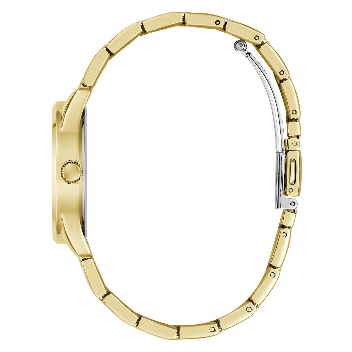 Guess Round 32mm Champagne Dial Analog Women Watch - GW1108L2 Watch Guess