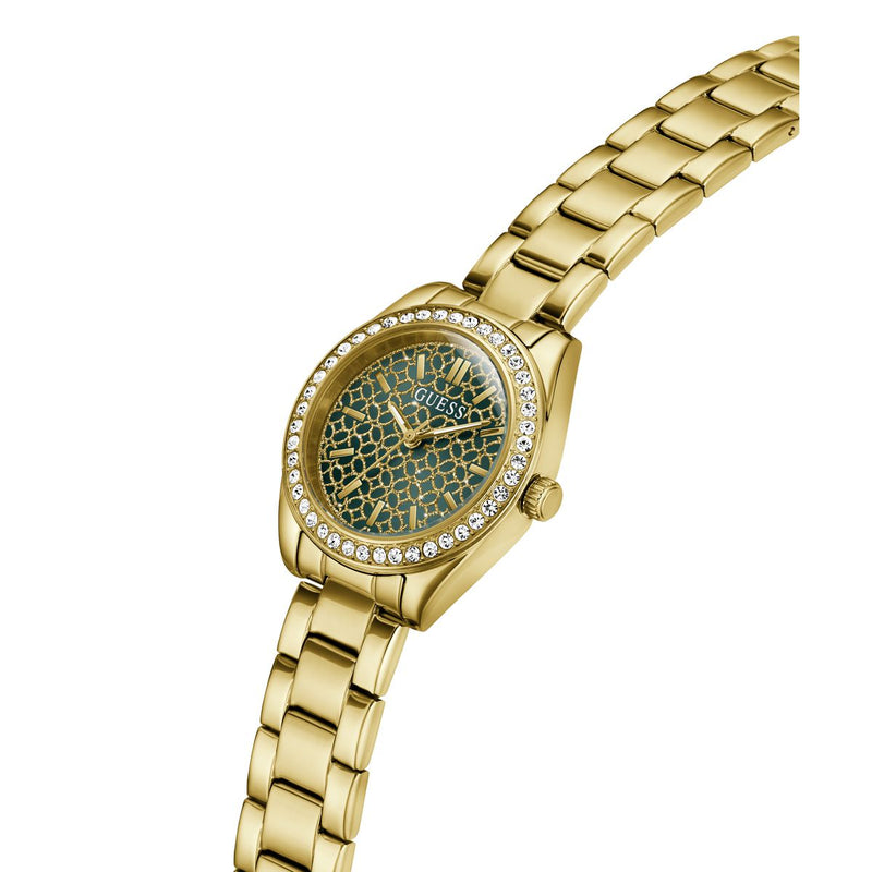 Guess Round 30mm Green Dial Analog Women Watch - GW1100L2 Watch Guess