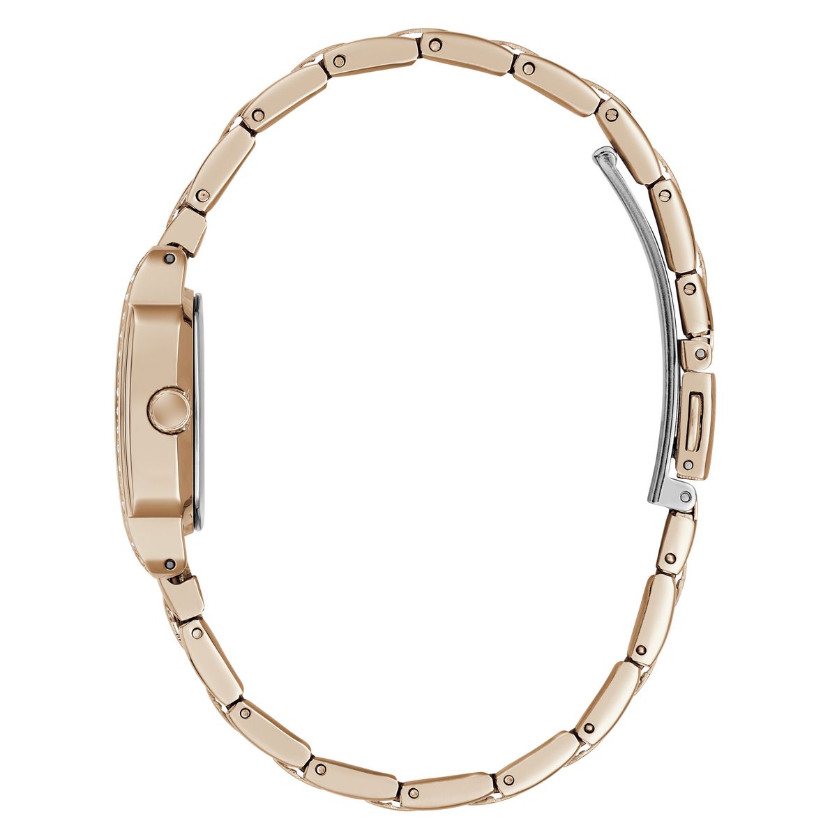 Guess Square 25mm White Dial Analog Women Watch - GW1096L4 Watch Guess