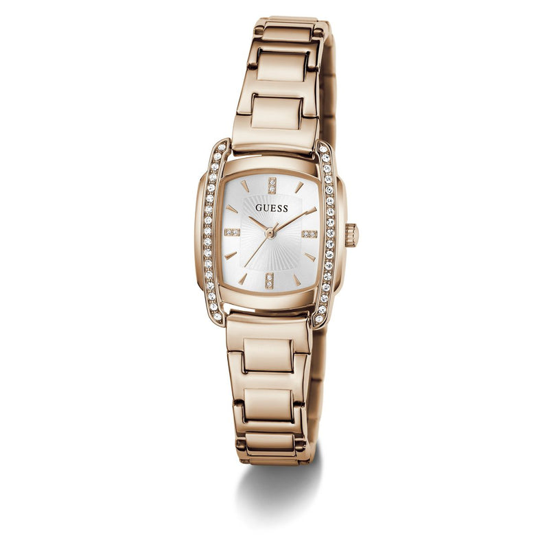 Guess Square 25mm White Dial Analog Women Watch - GW1096L4 Watch Guess