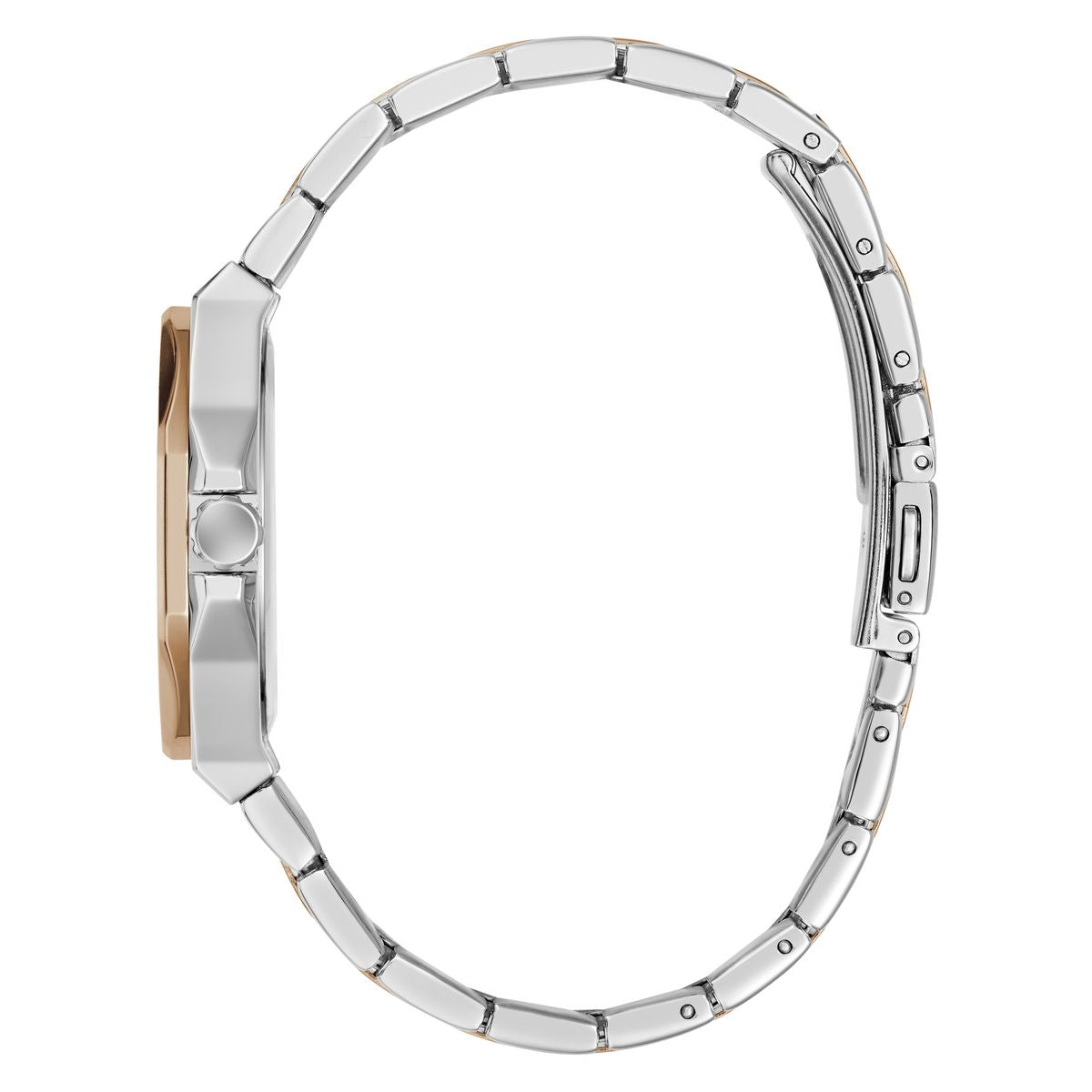 Guess Round 34mm White Dial Analog Women Watch - GW1095L5 Watch Guess