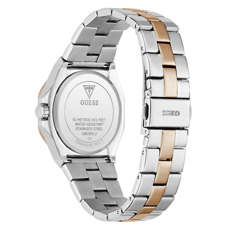 Guess Round 34mm White Dial Analog Women Watch - GW1095L5 Watch Guess