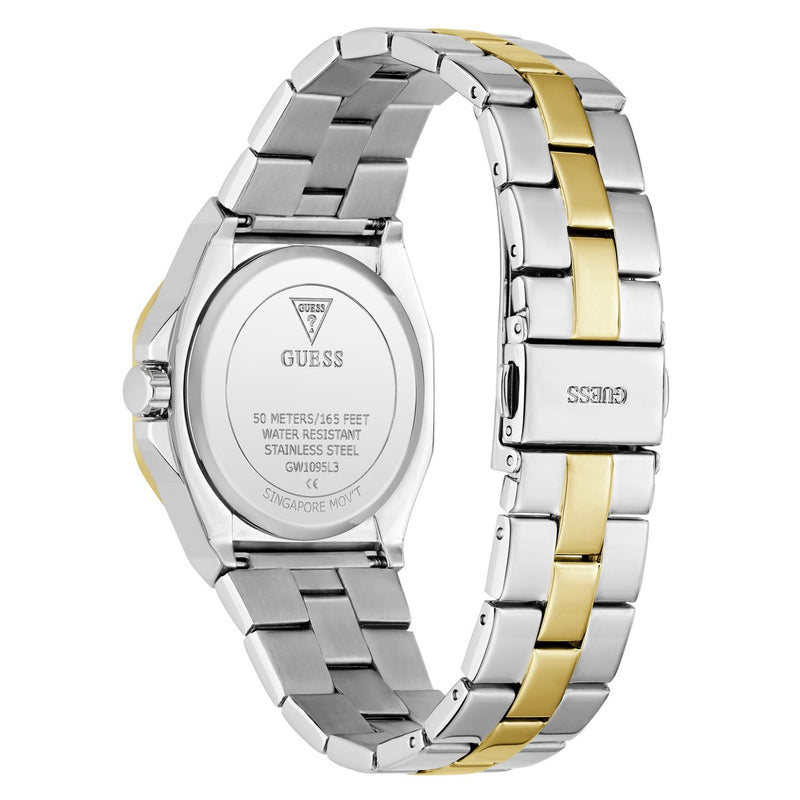 Guess Round 34mm White Dial Analog Women Watch - GW1095L3 Watch Guess