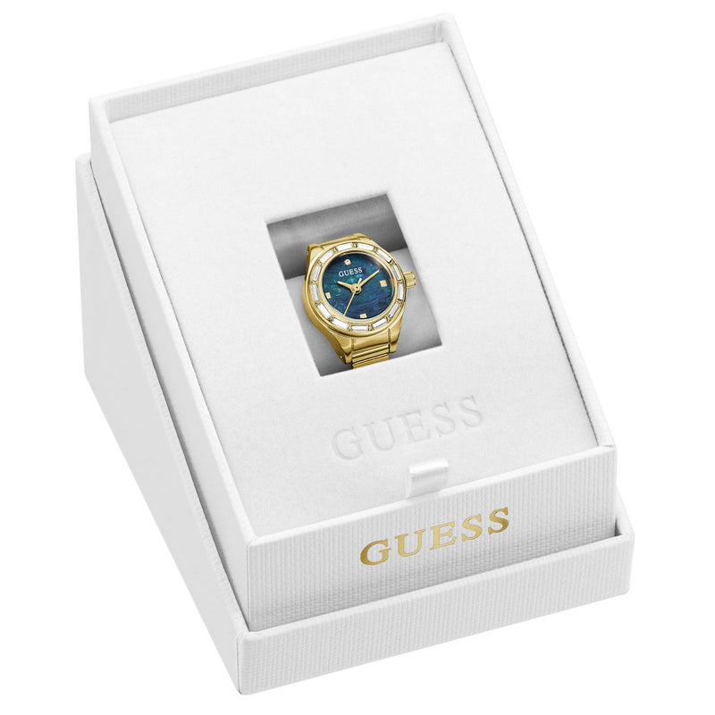 Guess Round 18mm Green Dial Analog Women Watch - GW1084L2 Watch Guess
