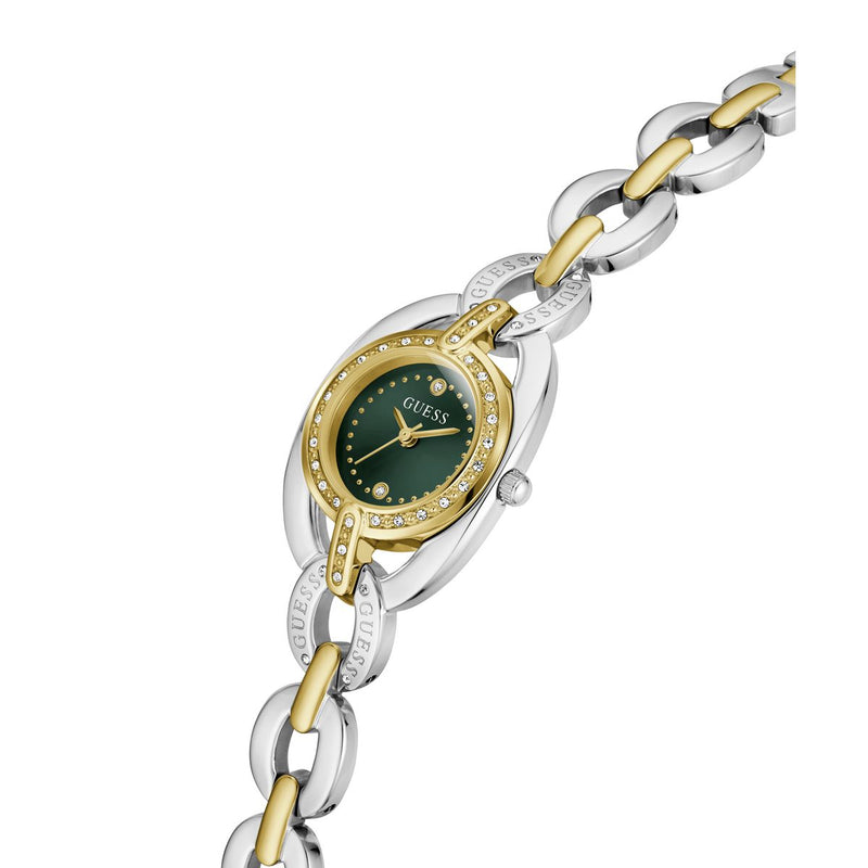 Guess Round 26mm Green Dial Analog Women Watch - GW1082L7 Watch Guess