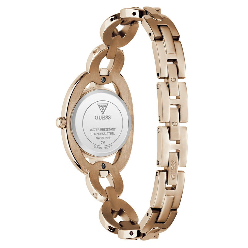 Guess Round 26mm White Dial Analog Women Watch - GW1082L4 Watch Guess