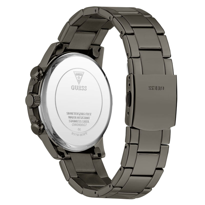 Guess Round 44mm Grey Dial Analog Men Watch - GW0900G7 Watch Guess