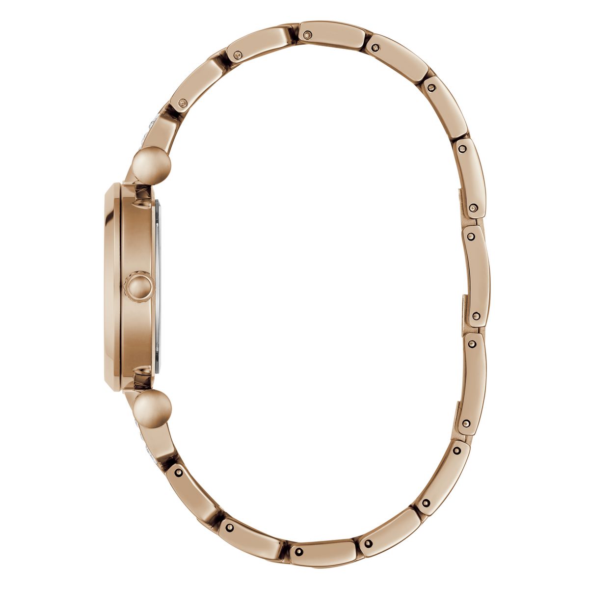 Guess Round 30mm Rose Gold Dial Analog Women Watch - GW0869L7 Watch Guess