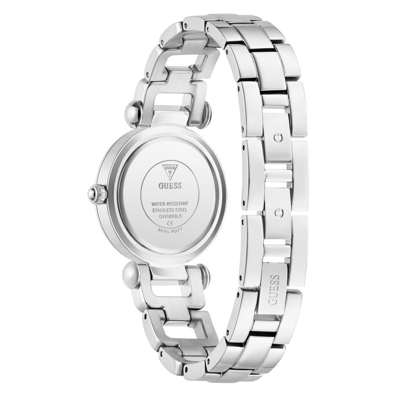 Guess Round 30mm Blue Dial Analog Women Watch - GW0869L5 Watch Guess