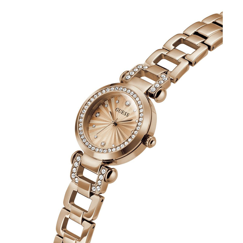 Guess Round 30mm Rose Gold Dial Analog Women Watch - GW0869L7 Watch Guess