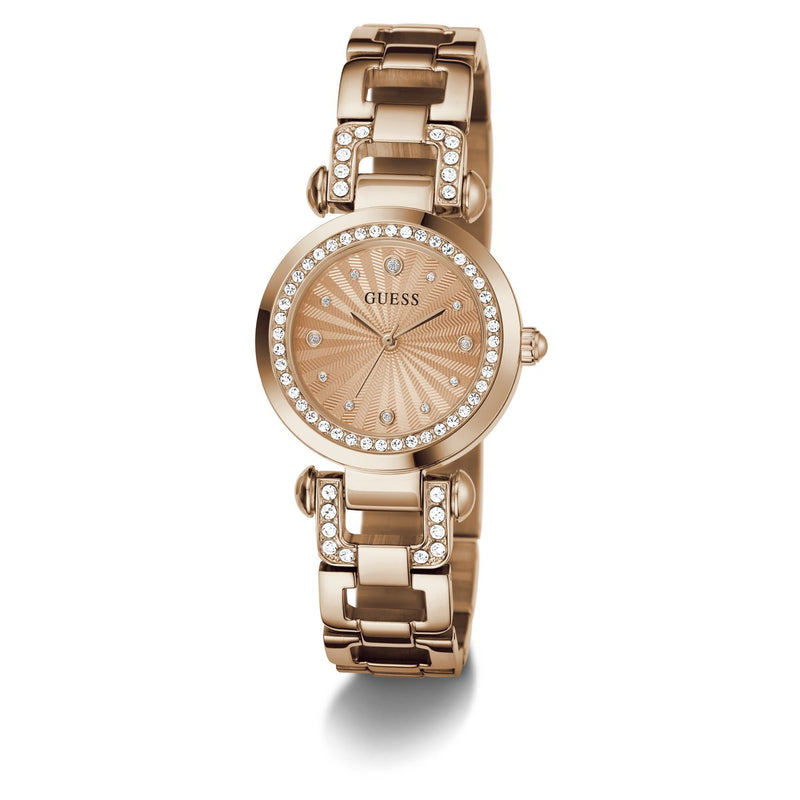 Guess Round 30mm Rose Gold Dial Analog Women Watch - GW0869L7 Watch Guess