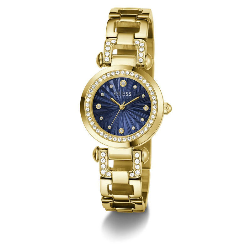 Guess Round 30mm Blue Dial Analog Women Watch - GW0869L6 Watch Guess