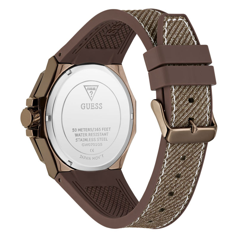 Guess Round 45mm Black Dial Analog Men Watch - GW0701G5 Watch Guess