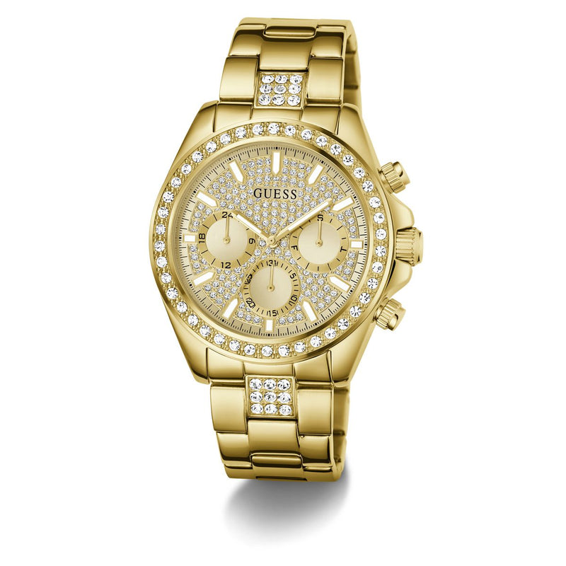 Guess Round 44mm Champagne Dial Analog Men Watch - GW1136G2 Watch Guess