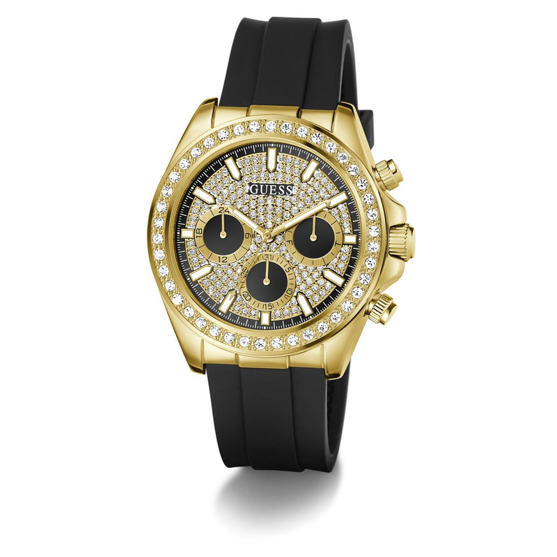 Guess Round 44mm Black Dial Analog Men Watch - GW1137G2 Watch Guess