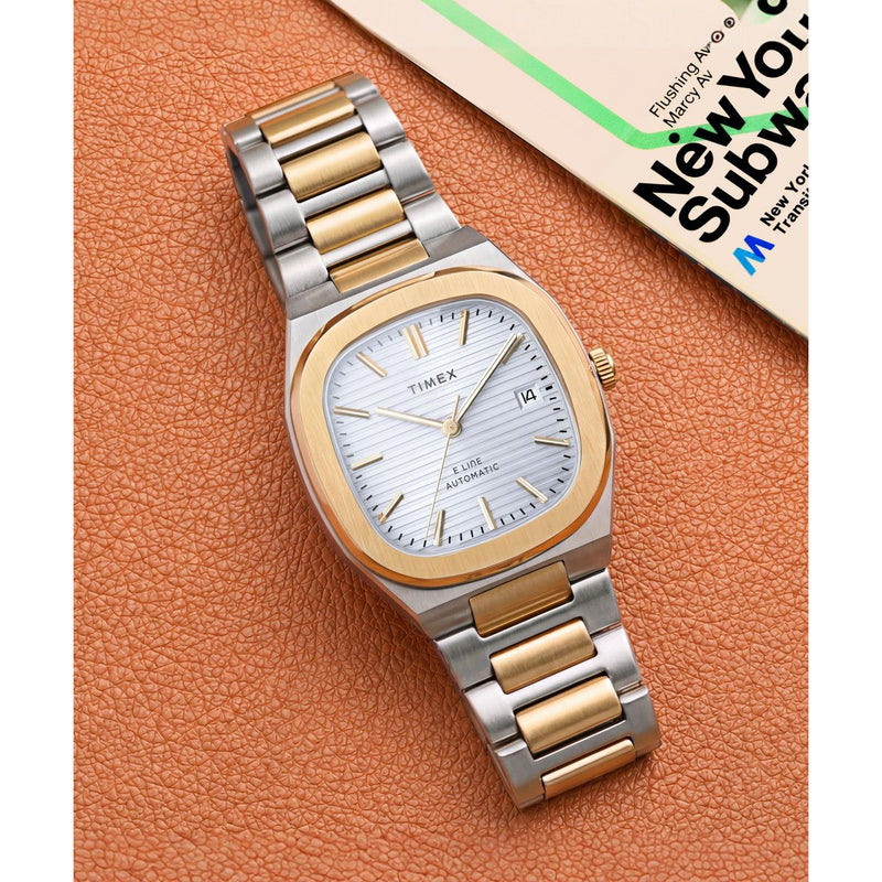 Timex Square 38mm Silver Dial Analog Men Watch - TW6A00600UJ Watch Timex