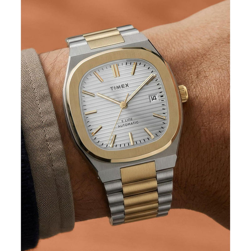 Timex Square 38mm Silver Dial Analog Men Watch - TW6A00600UJ Watch Timex