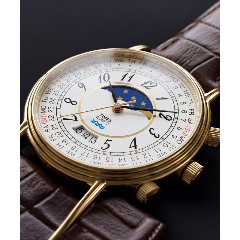 Timex Round 37mm White Dial Analog Men Watch - TW2Y99000UJ Watch Timex
