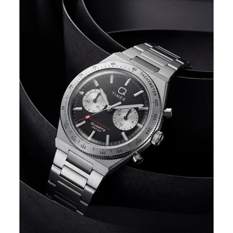 Timex Q Round 36mm Black Dial Analog Unisex Watch - TW2Y93200UJ Watch Timex