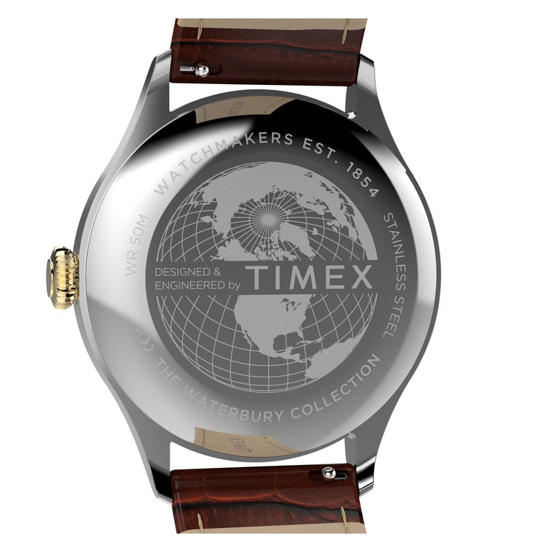 Timex Waterbury Round 39mm Black Dial Analog Men Watch - TW2Y92100UJ Watch Timex