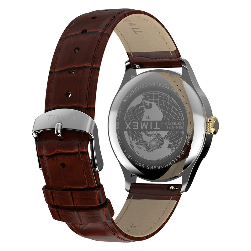Timex Waterbury Round 39mm Black Dial Analog Men Watch - TW2Y92100UJ Watch Timex