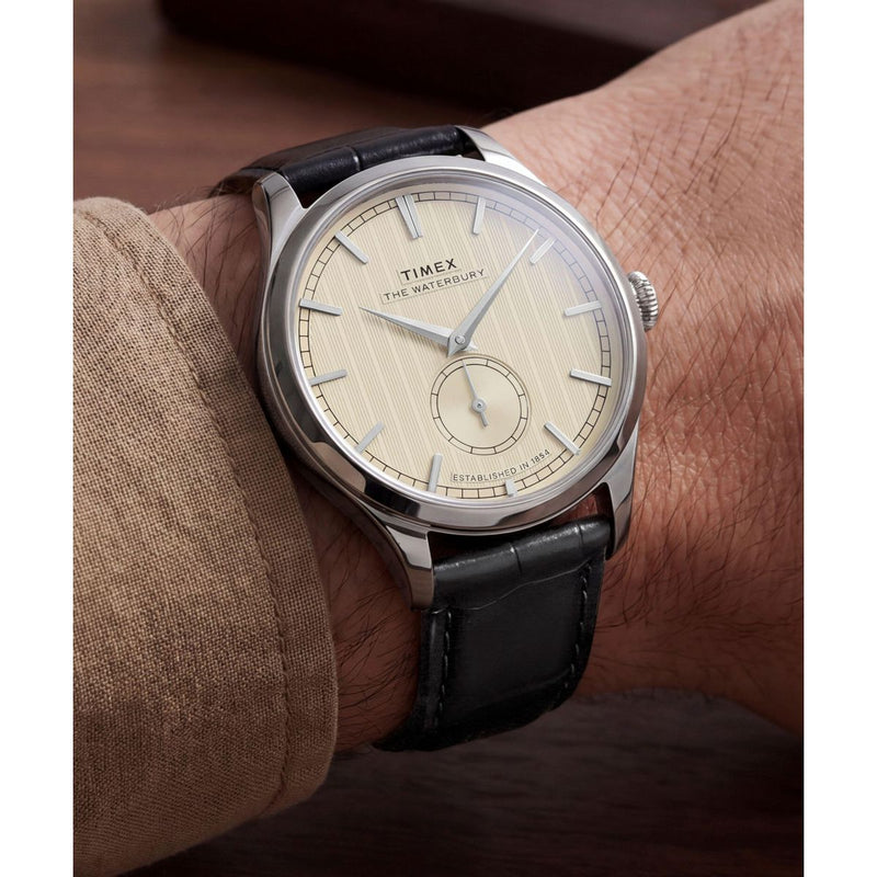 Timex Waterbury Round 39mm White Dial Analog Men Watch - TW2Y92000UJ Watch Timex