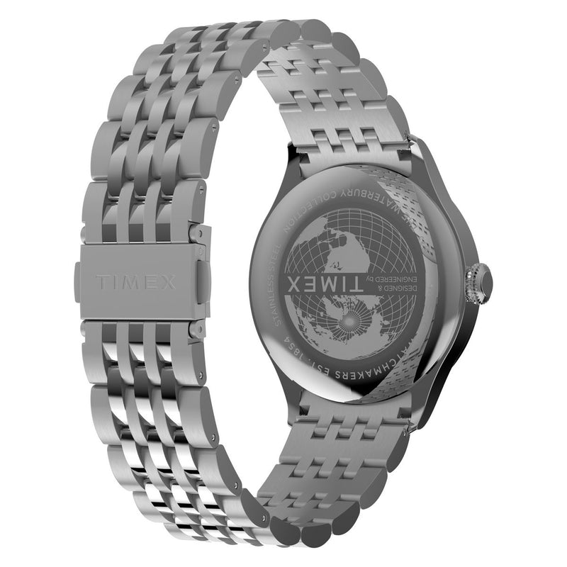 Timex Waterbury Round 39mm White Dial Analog Men Watch - TW2Y91800IK Watch Timex