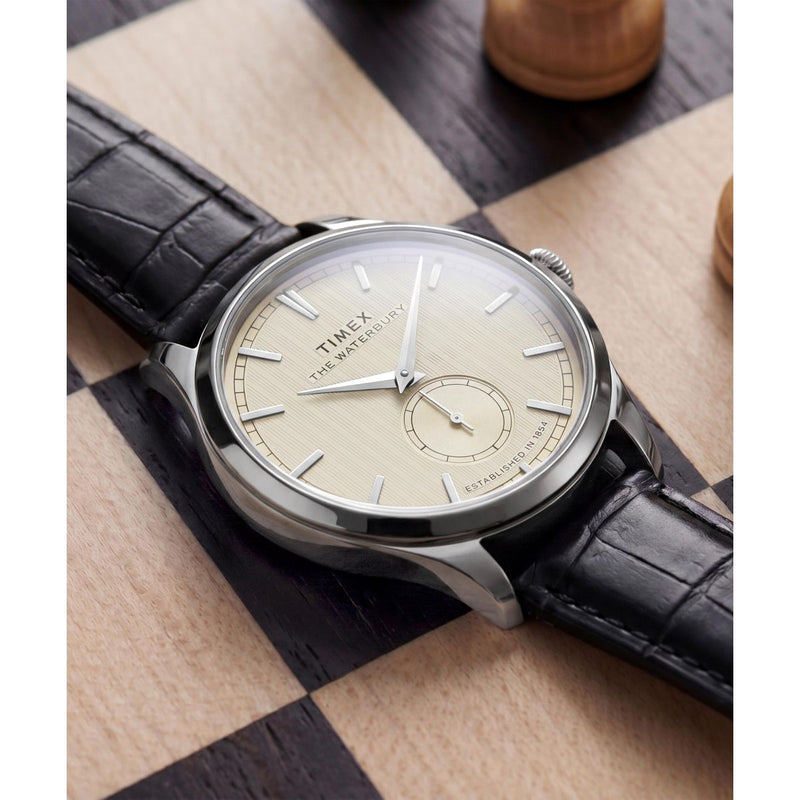 Timex Waterbury Round 39mm White Dial Analog Men Watch - TW2Y92000IK Watch Timex