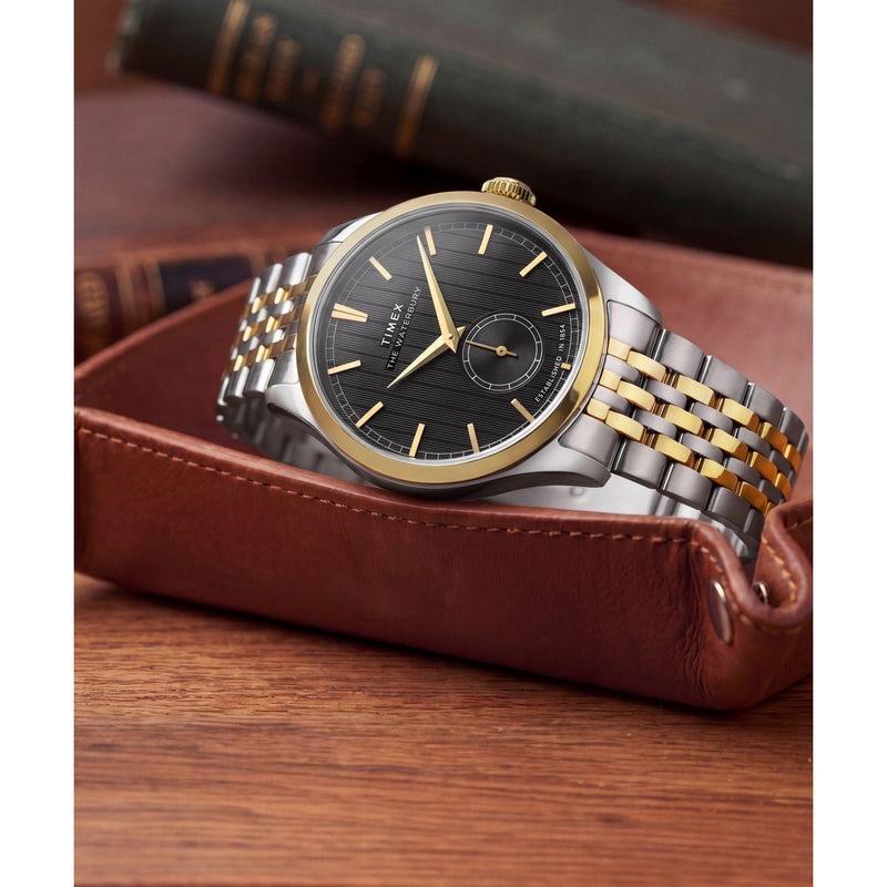 Timex Waterbury Round 39mm Black Dial Analog Men Watch - TW2Y91900IK Watch Timex
