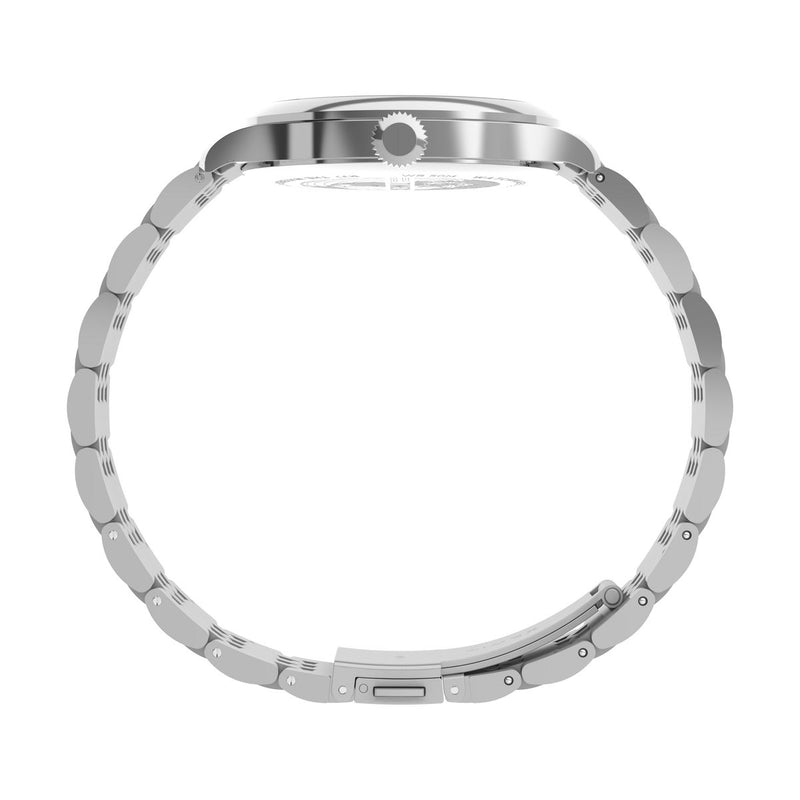 Timex Waterbury Round 39mm White Dial Analog Men Watch - TW2Y91800UJ Watch Timex