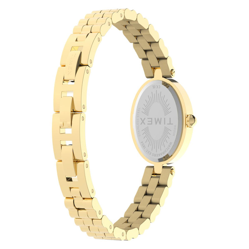Timex Cavatina Oval 22mm Black Dial Analog Women Watch - TW2Y86200UJ Watch Timex