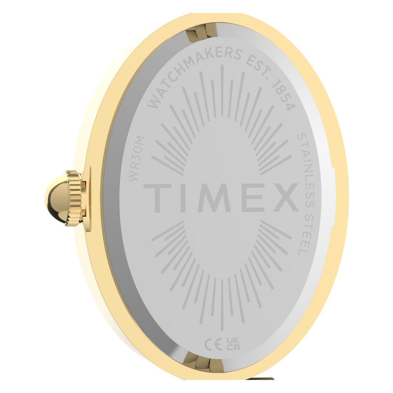 Timex Cavatina Oval 22mm Green Dial Analog Women Watch - TW2Y86100UJ Watch Timex