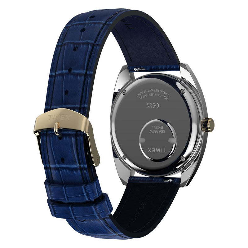 Timex Q Round 37mm Blue Dial Analog Men Watch - TW2Y87100UJ Watch Timex