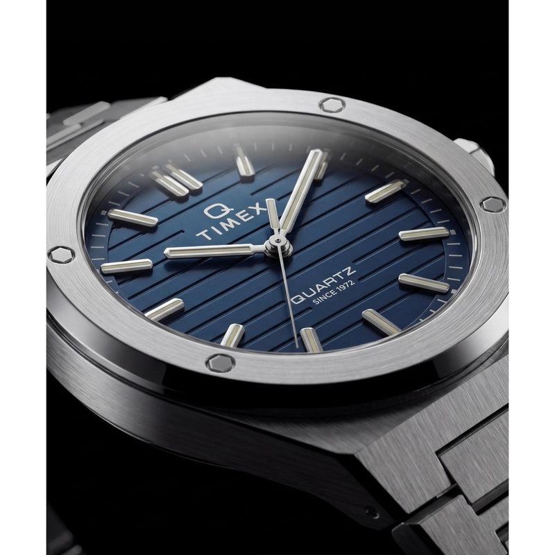 Timex Q Round 41mm Blue Dial Analog Men Watch - TW2Y81400UJ Watch Timex