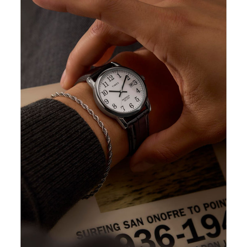 Timex Easy Reader Round 35mm White Dial Analog Men Watch - TW2W95400UJ Watch Timex