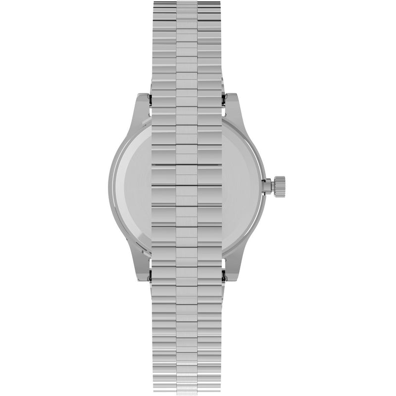 Timex Round 25mm White Dial Analog Women Watch - T2M826UJ Watch Timex
