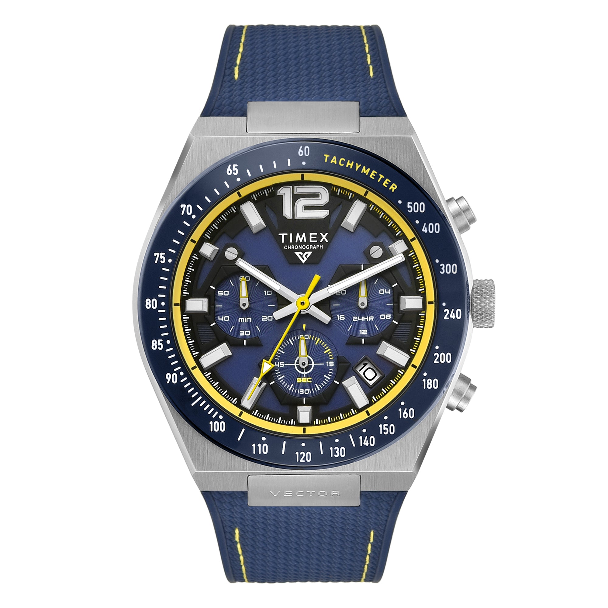 Timex Vector Blue Round Quartz Men Watch